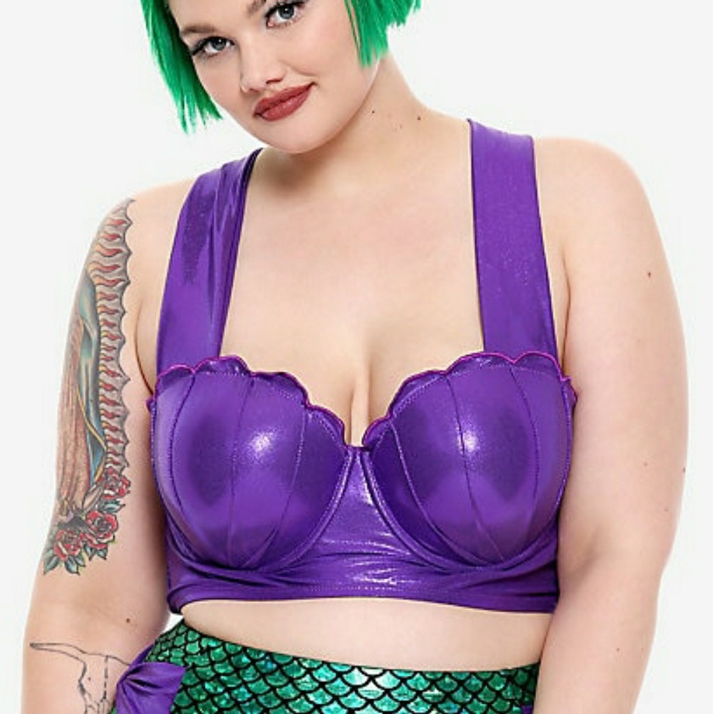 Hot Topic Little Mermaid Bikini Top